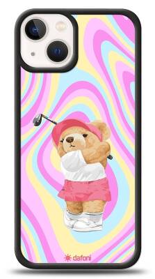 Dafoni Art iPhone 13 Mini Tennis Girl Bear Kılıf - 1