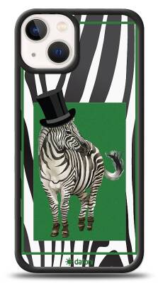 Dafoni Art iPhone 13 Mini Zebra Pattern Kılıf - 1