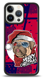 Dafoni Art iPhone 13 Pro Christmas Pug Kılıf - 1