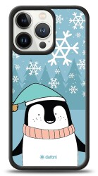 Dafoni Art iPhone 13 Pro Cold Penguin Kılıf - 1