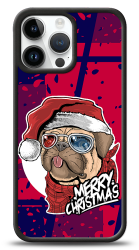 Dafoni Art iPhone 13 Pro Max Christmas Pug Kılıf - 1