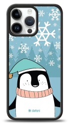 Dafoni Art iPhone 13 Pro Max Cold Penguin Kılıf - 1