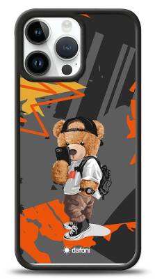 Dafoni Art iPhone 13 Pro Max Cool Teddy Bear Kılıf - 1