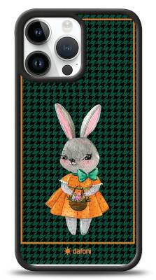 Dafoni Art iPhone 13 Pro Max Lady Rabbit Kılıf - 1