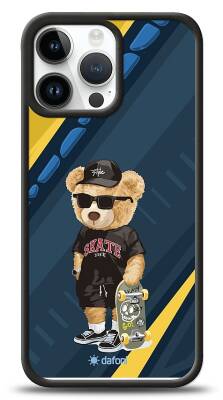 Dafoni Art iPhone 13 Pro Max Skate Bear Kılıf - 1