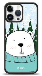 Dafoni Art iPhone 13 Pro Max Snow Bear Kılıf - 1