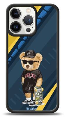 Dafoni Art iPhone 13 Pro Skate Bear Kılıf - 1