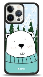 Dafoni Art iPhone 13 Pro Snow Bear Kılıf - 1