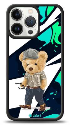 Dafoni Art iPhone 13 Pro Thoughtful Teddy Bear Kılıf - 1