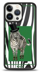 Dafoni Art iPhone 13 Pro Zebra Pattern Kılıf - 1