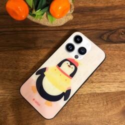 Dafoni Art iPhone 14 Pro Max Smiling Penguin Kılıf - 3