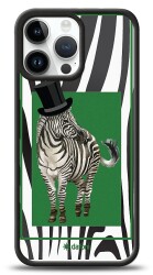 Dafoni Art iPhone 14 Pro Zebra Pattern Kılıf - 1