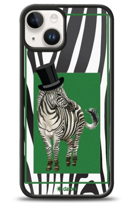 Dafoni Art iPhone 14 Zebra Pattern Kılıf - 1