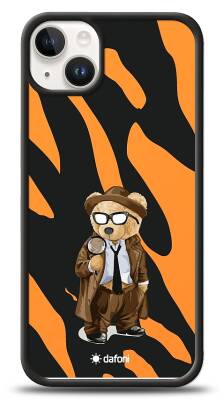 Dafoni Art iPhone 15 Plus Detective Teddy Bear Kılıf - 1