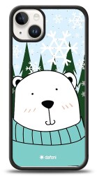 Dafoni Art iPhone 15 Plus Snow Bear Kılıf - 1