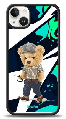 Dafoni Art iPhone 15 Plus Thoughtful Teddy Bear Kılıf - 1