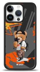 Dafoni Art iPhone 15 Pro Cool Teddy Bear Kılıf - 1