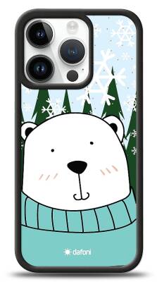 Dafoni Art iPhone 15 Pro Snow Bear Kılıf - 1