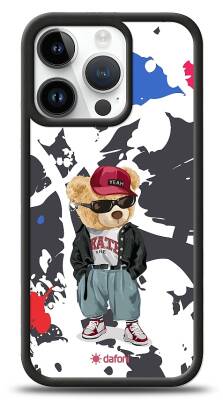 Dafoni Art iPhone 15 Pro Sporty Teddy Bear Kılıf - 1