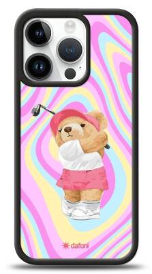 Dafoni Art iPhone 15 Pro Tennis Girl Bear Kılıf - 1