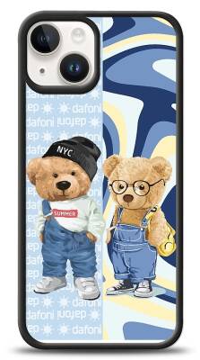 Dafoni Art iPhone 15 Summer Couple Teddy Kılıf - 1