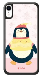 Dafoni Art iPhone XR Smiling Penguin Kılıf - 1