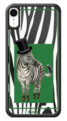 Dafoni Art iPhone XR Zebra Pattern Kılıf - 1