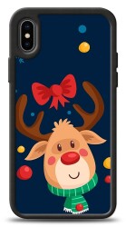 Dafoni Art iPhone XS Christmas Deer Kılıf - 1