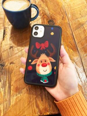 Dafoni Art iPhone XS Christmas Deer Kılıf - 3