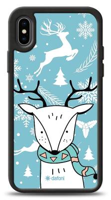 Dafoni Art iPhone XS Cold Deer Kılıf - 1