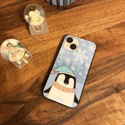 Dafoni Art iPhone XS Cold Penguin Kılıf - 2