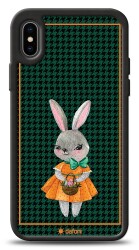 Dafoni Art iPhone XS Lady Rabbit Kılıf - 1