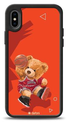 Dafoni Art iPhone XS Max Basketball Bear Kılıf - 1