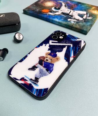 Dafoni Art iPhone XS Max Hand Soccer Teddy Bear Kılıf - 2