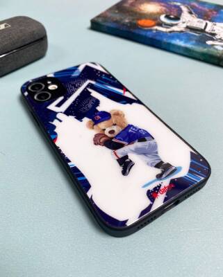 Dafoni Art iPhone XS Max Hand Soccer Teddy Bear Kılıf - 3