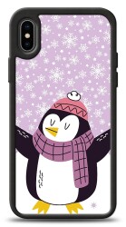 Dafoni Art iPhone XS Max Penguin Kılıf - 2