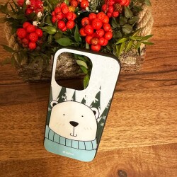 Dafoni Art iPhone XS Max Snow Bear Kılıf - 2