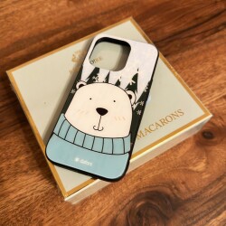 Dafoni Art iPhone XS Max Snow Bear Kılıf - 4