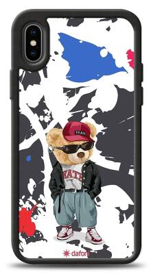 Dafoni Art iPhone XS Max Sporty Teddy Bear Kılıf - 1