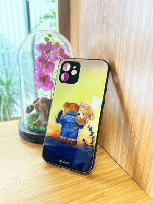 Dafoni Art iPhone XS Max Sunset Teddy Bears Kılıf - 3