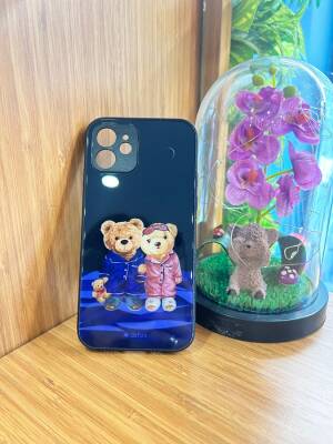 Dafoni Art iPhone XS Max Under The Stars Teddy Bears Kılıf - 2