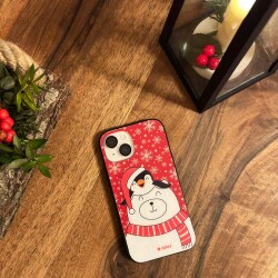 Dafoni Art iPhone XS Max Winter Friends Kılıf - 3