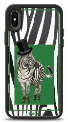 Dafoni Art iPhone XS Max Zebra Pattern Kılıf - 1