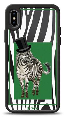 Dafoni Art iPhone XS Max Zebra Pattern Kılıf - 1