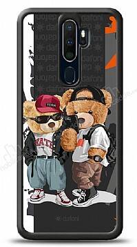 Dafoni Art Oppo A9 2020 Icon Couple Teddy Kılıf - 1