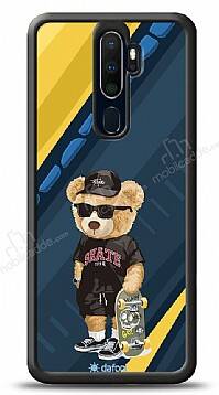 Dafoni Art Oppo A9 2020 Skate Bear Kılıf - 1