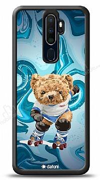 Dafoni Art Oppo A9 2020 Skating Teddy Bear Kılıf - 1