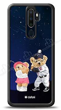 Dafoni Art Oppo A9 2020 Sporty Couple Teddy Kılıf - 1