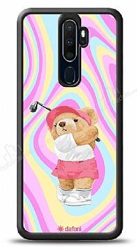 Dafoni Art Oppo A9 2020 Tennis Girl Bear Kılıf - 1