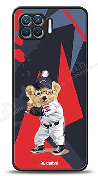 Dafoni Art Oppo Reno4 Lite Baseball Bear Kılıf - 1